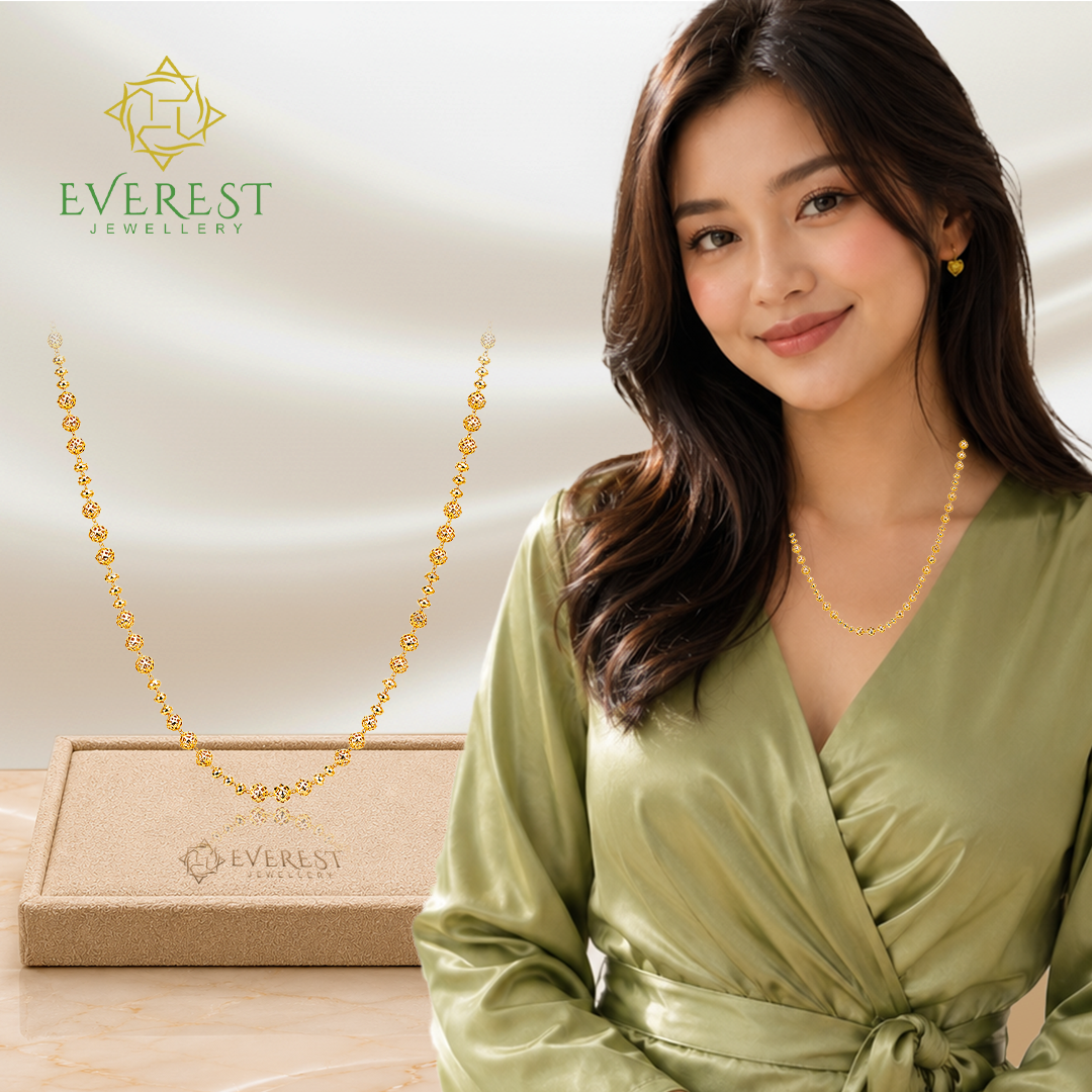 916 1C Variety Flower Chain Necklace