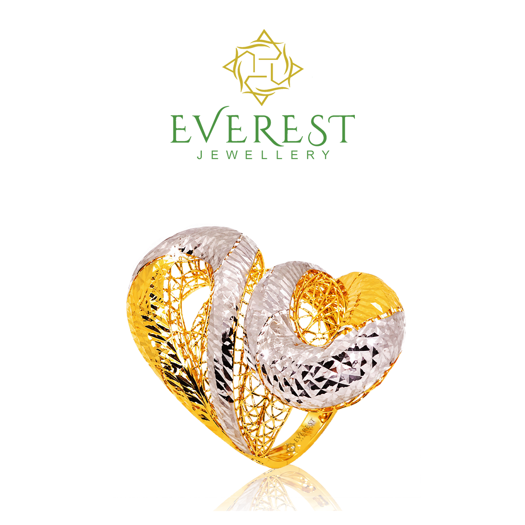 916 2C 3D Dubai Statement Ring