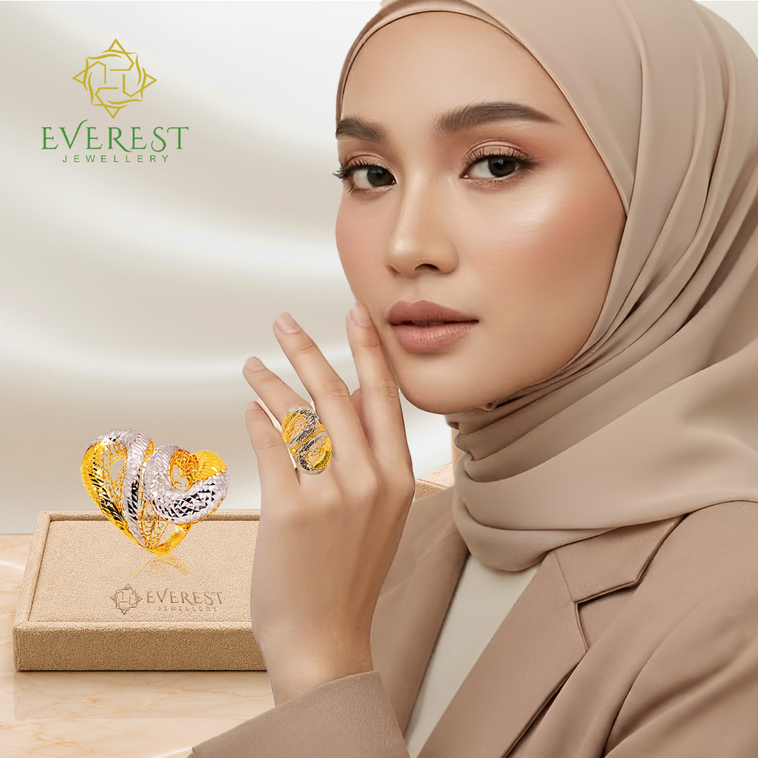 916 2C 3D Dubai Statement Ring