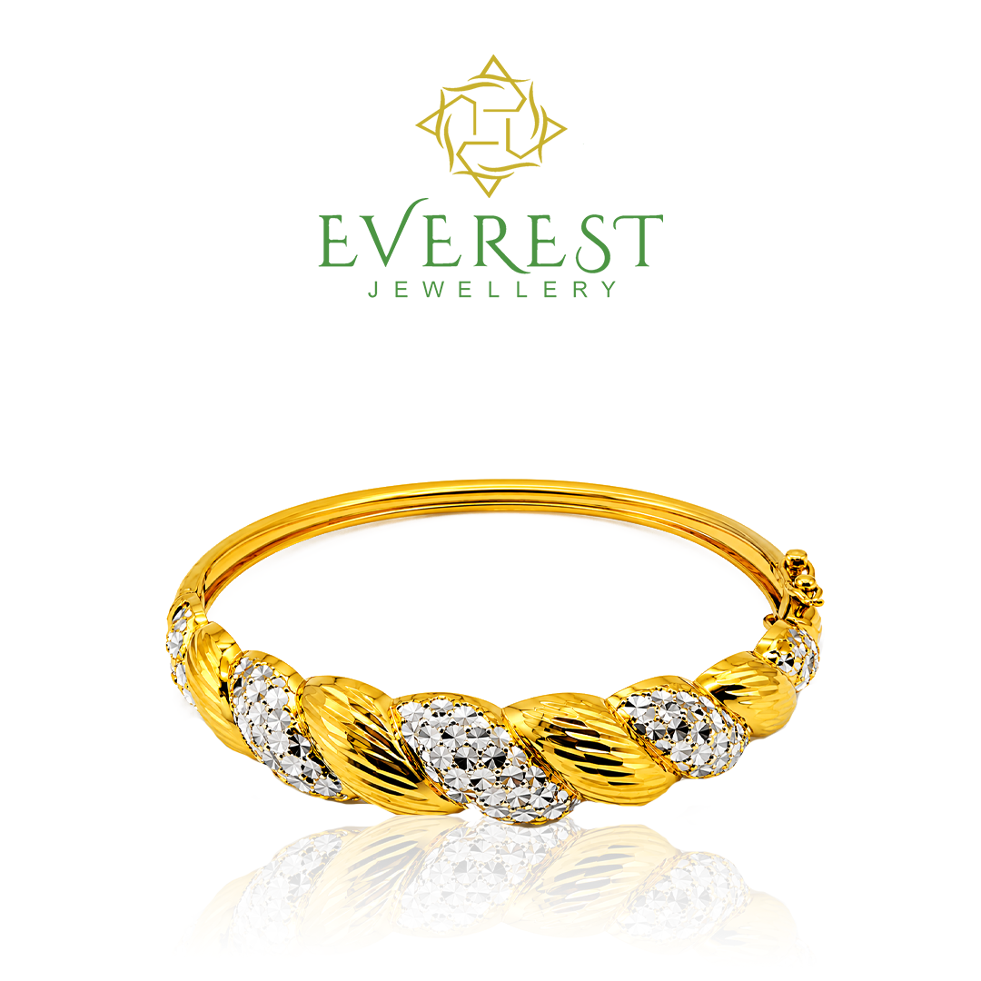916 2C Dot Bread Design Bangle